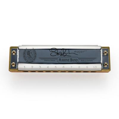 HOHNER ホーナー Steve Baker Signature Harp D調 10ホールハーモニカ ブルースハープ トップ画像