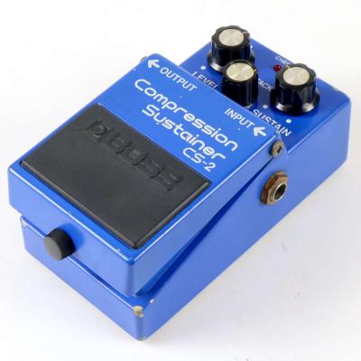 【中古】コンプレッサー エフェクター BOSS CS-2 Compression Sustainer Made in Japan ギターエフェクター 右サイド