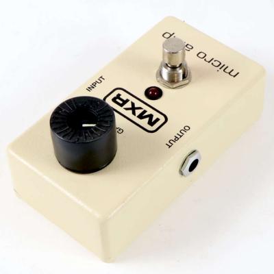 【中古】 ブースター エフェクター MXR M-133 MICRO AMP マイクロアンプ ギターエフェクター 左サイド