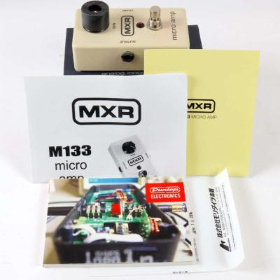 【中古】 ブースター エフェクター MXR M-133 MICRO AMP マイクロアンプ ギターエフェクター 付属品