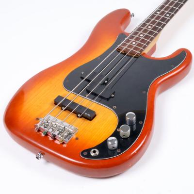 【中古】 Fender USA フェンダー PRECISION BASS Sienna Sunburst MOD 1979年製 プレシジョンベース エレキベース PJ EMGピックアップ搭載 トップ