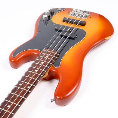 【中古】 Fender USA フェンダー PRECISION BASS Sienna Sunburst MOD 1979年製 プレシジョンベース エレキベース PJ EMGピックアップ搭載 カッタウェイ側