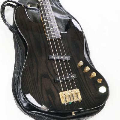 【中古】 エレキベース MOON JJ-4 シースルーブラック moonオリジナルピックアップ搭載 パッシブ仕様 ボディ画像