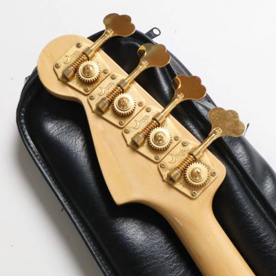 【中古】 エレキベース MOON JJ-4 シースルーブラック moonオリジナルピックアップ搭載 パッシブ仕様 ヘッド裏画像