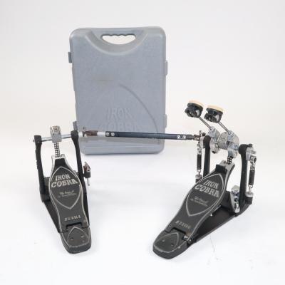 【中古】 ドラムツインペダル タマ TAMA HP900PW Iron Cobra 900 Twin Pedal Power Glide