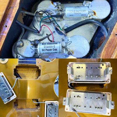 【中古】 Gibson ギブソン Les Paul Classic Gold Top 1996年製 レスポールクラシック ゴールドトップ エレキギター 内部