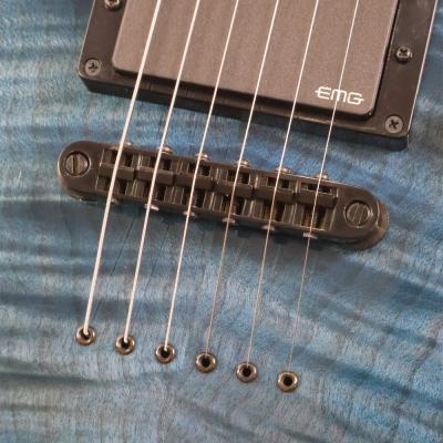 【中古】 エレキギター ESP M-II ROSELIA SAYO See thru Purple BanG Dream! ROSELIA 氷川紗夜モデル 詳細画像