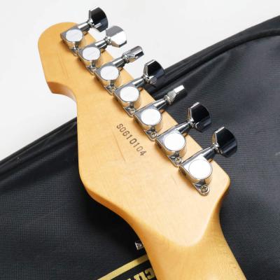 【中古】 エレキギター 7弦ギター ESP M-SEVEN Black 666mm エクストラロングスケール ヘッド裏画像