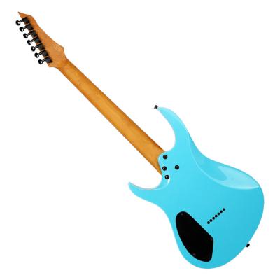 Balaguer Guitars バラゲールギターズ Diablo Select Baritone 7 Run Gloss Metallic Carulean Blue Limited Series 7弦エレキギター バック画像