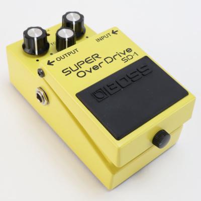 【中古】 スーパーオーバードライブ エフェクター BOSS SD-1 Super Over Drive ギターエフェクター 本体画像 斜め 2