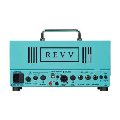 REVV Amplification レヴ アンプリフィケーション G20 Limited Edition Seafoam Green ギターアンプヘッド リア画像
