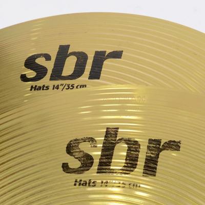 【中古】 ハイハットシンバル ペア セイビアン SABIAN sbr HI HAT 14インチ ペア ロゴ