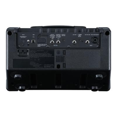 【訳あり】BOSS CUBE STREET II Black 旧ロゴ仕様 乾電池駆動パフォーマンス用ステレオアンプ 小型ギターアンプ コンボ 本体画像 裏