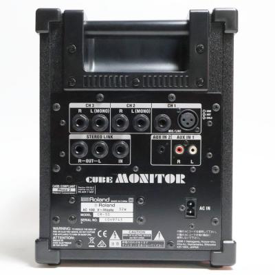 【中古】モニタースピーカー ROLAND ローランド CM-30 ポータブルミキシングモニター 本体画像 裏
