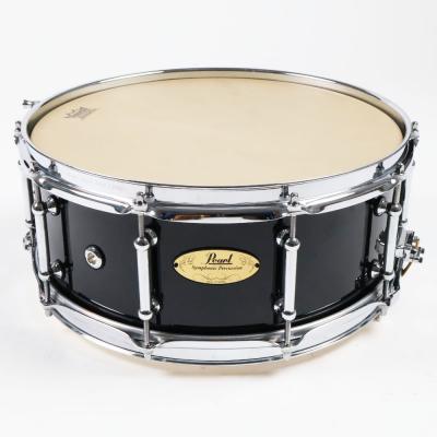 【中古】 スネアドラム パール Pearl Symphonic Percussion 6ply Maple 14x5.5 コンサートスネア