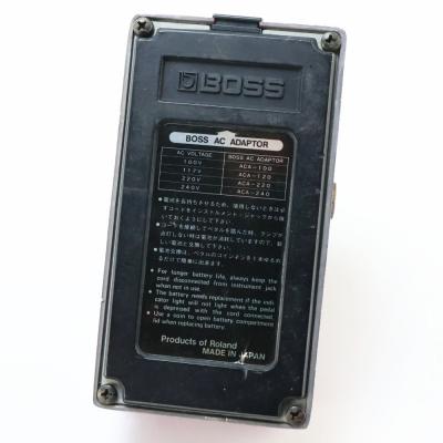 【中古】 フランジャー BOSS BF-2 Flanger Made in Japan Black Label ボス ギターエフェクター 本体画像 裏