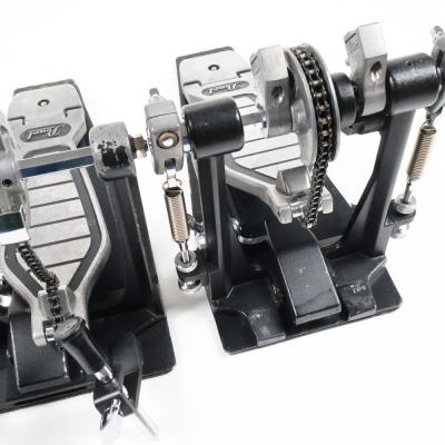 【中古】 ドラムツインペダル パール Pearl P-101P & P-101TW ドラムツインペダル 傷