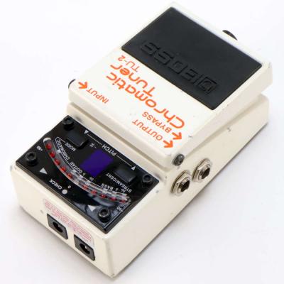 【中古】 クロマチックチューナー エフェクター BOSS TU-2 Chromatic Tuner ペダルチューナー 左サイド