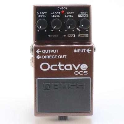 【中古】 オクターバー エフェクター BOSS OC-5 Octave ギターエフェクター オクターブ 正面