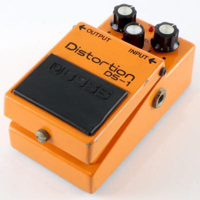 【中古】 ディストーション エフェクター BOSS DS-1 Distortion 1980年製 Made in Japan Silver Screw 銀ネジ ギターエフェクター 右サイド
