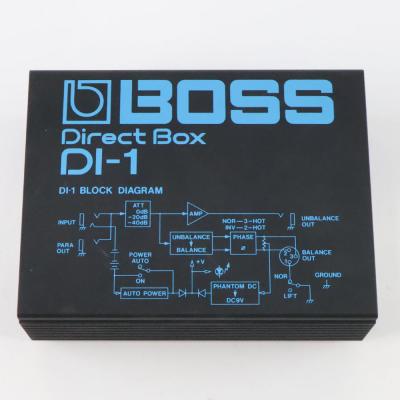 【中古】 ダイレクトボックス DIボックス BOSS DI-1 Direct Box D.Iボックス 正面