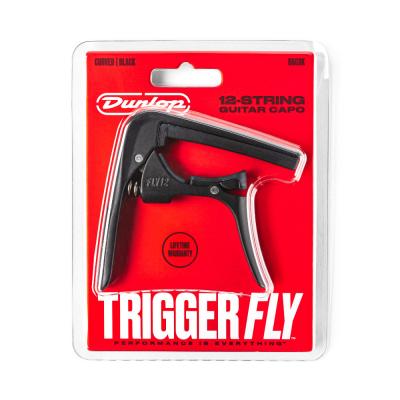 Jim Dunlop ジムダンロップ TRIGGER FLY CAPO 12-STRING BLACK 12弦ギター用カポタスト ギターカポ ブラック