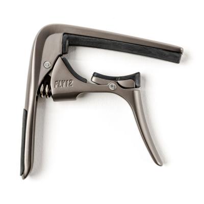 Jim Dunlop ジムダンロップ TRIGGER FLY CAPO 12-STRING GUN METAL 12弦ギター用カポタスト ギターカポ ガンメタル 正面