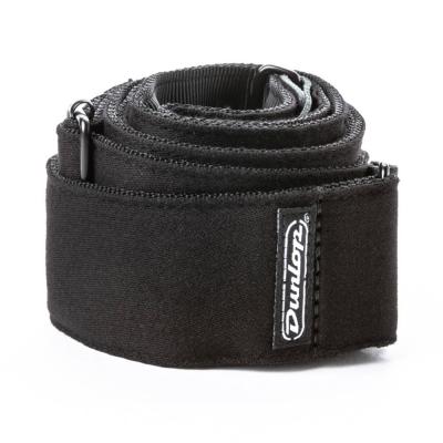 JIM DUNLOP ジムダンロップ D67-33 JACQUARD BLACK STRAP ギターストラップ 巻いたた状態