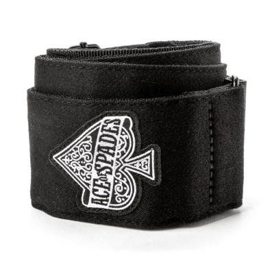 JIM DUNLOP ジムダンロップ MH01 MOTORHEAD ACE OF SPADES STRAP ギターストラップ 巻いた状態