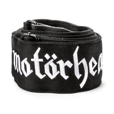 JIM DUNLOP ジムダンロップ MH02 MOTORHEAD LOGO STRAP ギターストラップ 巻いた状態