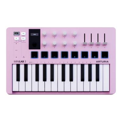 ARTURIA MiniLab 3 Rose Quartz USB/MIDIキーボード パッド コントローラー 【Analog Lab Intro他バンドルソフト付き】