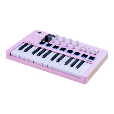 ARTURIA MiniLab 3 Rose Quartz USB/MIDIキーボード パッド コントローラー 【Analog Lab Intro他バンドルソフト付き】 全体