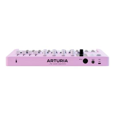 ARTURIA MiniLab 3 Rose Quartz USB/MIDIキーボード パッド コントローラー 【Analog Lab Intro他バンドルソフト付き】 背面