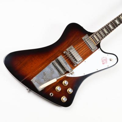 Gibson Custom Shop 1963 Firebird V w/ Maestro Vibrola VOS Vintage Sunburst エレキギター ボディ画像