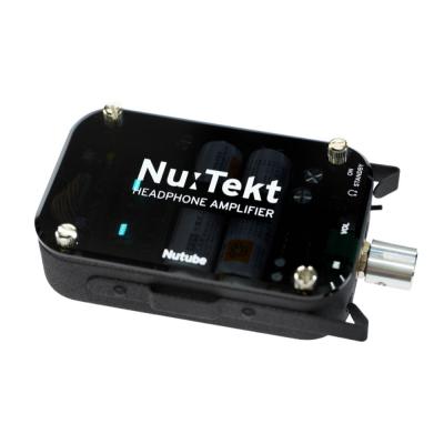 Nu:Tekt HA-S BK Nutubeヘッドホンアンプ 製作キット 要組み立て&ハンダ付け無し 正面左アングル