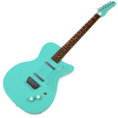 【訳あり】アウトレット 旧仕様ヘッド Danelectro ダンエレクトロ 56 SINGLE CUTAWAY AQUA エレキギター