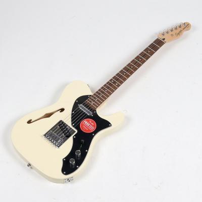 【訳あり】 Squier スクワイヤー スクワイア Affinity Series Telecaster Thinline Laurel Fingerboard Black Pickguard Olympic White エレキギター アウトレット