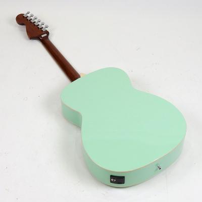 【訳あり】 Fender フェンダー California Standard Monterey E Surf Green エレクトリックアコースティックギター アウトレット 背面