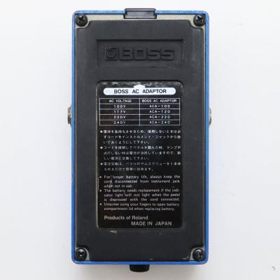 【中古】 コンプレッサー エフェクター BOSS CS-3 Compression Sustainer Made in Japan ギターエフェクター 本体画像 裏