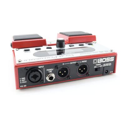 【中古】 ボーカルエフェクター BOSS VE-20 Vocal Performer ボーカルパフォーマー ピッチコレクト 背面
