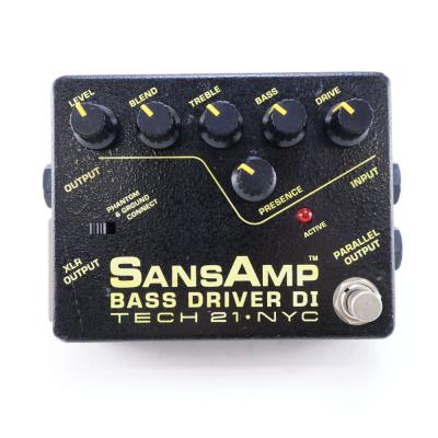 【中古】サンズアンプ ベースドライバーDI TECH21 SansAmp BASS DRIVER DI 旧仕様 前期型 ベース用DI プリアンプ