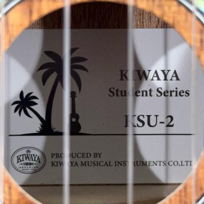 KIWAYA KSU-2 ソプラノウクレレ ケース付き マホガニーボディー キワヤ サウンドホール