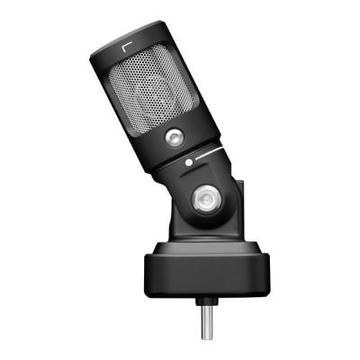 SHURE MV88 USB-C ステレオマイクロホン iOS Android 両対応 USB C端子でスマホに直接挿せるステレオマイク 側面