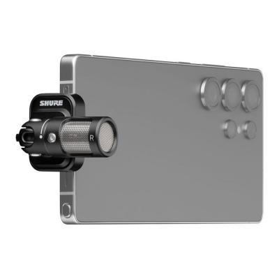 SHURE MV88 USB-C ステレオマイクロホン iOS Android 両対応 USB C端子でスマホに直接挿せるステレオマイク 使用イメージ