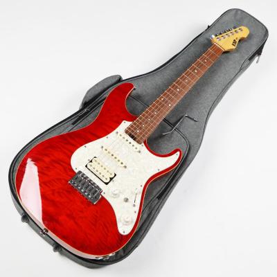 【中古】 ESP SNAPPER-CTM Quilted Maple Top スナッパー 2004年製 エレキギター See Thru Red Sunburst