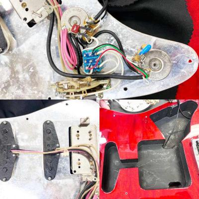 【中古】 ESP SNAPPER-CTM Quilted Maple Top スナッパー 2004年製 エレキギター See Thru Red Sunburst 内部