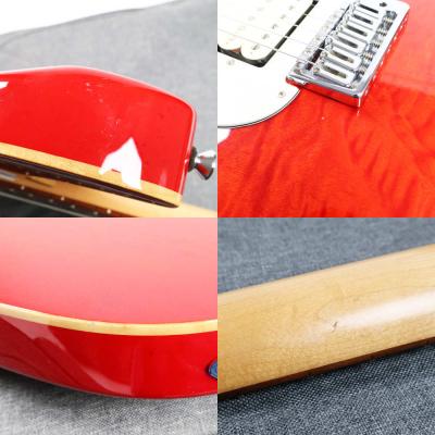 【中古】 ESP SNAPPER-CTM Quilted Maple Top スナッパー 2004年製 エレキギター See Thru Red Sunburst 傷