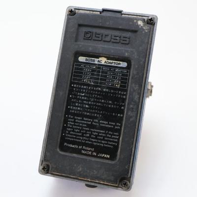 【中古】コンプレッサー エフェクター BOSS CS-2 Compression Sustainer Made in Japan ギターエフェクター 本体画像 裏