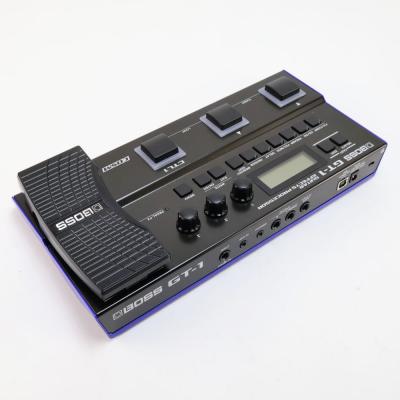 【中古】ボス マルチエフェクター BOSS GT-1 Guitar Effect Processor 本体画像 斜め
