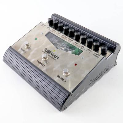【中古】 エレキギター用ペダル型プリアンプ Hughes&Kettner TUBEMAN ヒュースアンドケトナー プリアンプ 右サイド